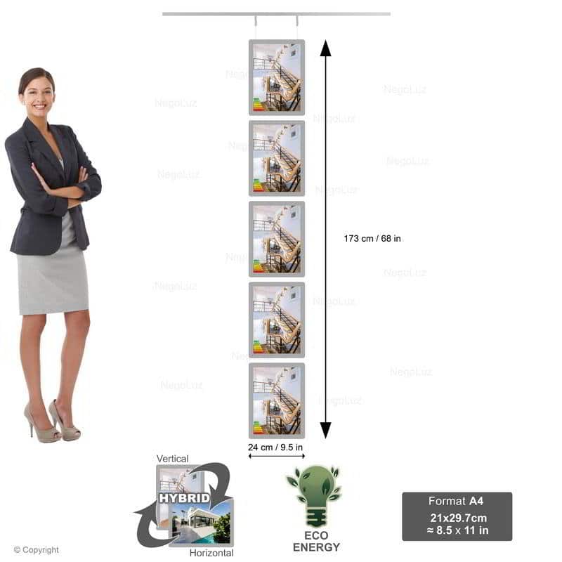 Backlit Sign Estate Agent 3 - NegoLuz Australia Ecran Vitrine Agence Immobiliere A4v 5r1c