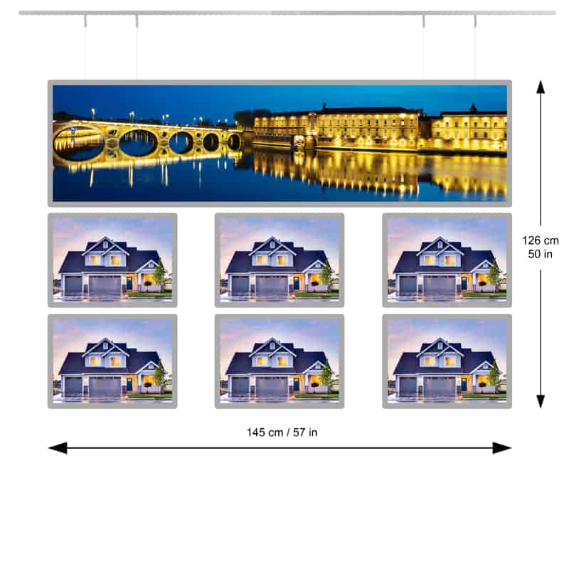 Banner Real Estate Led Window Display - NegoLuz Australia Porte Affiche Panoramique 1xlh6a3