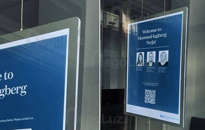 Best Estate Agent Display - NegoLuz Australia Porte Affiche Lumineux Vitrine