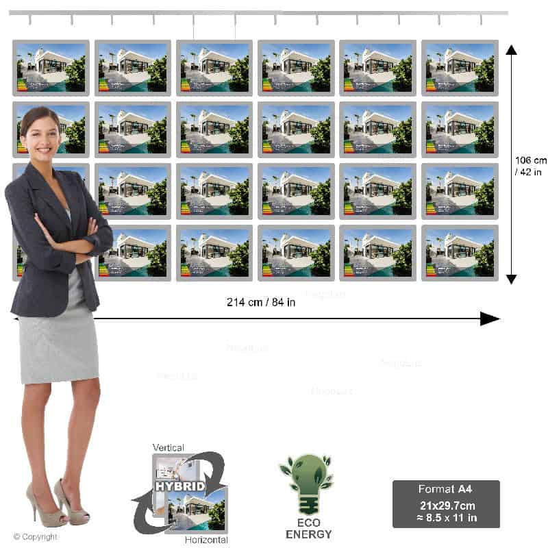 Buy Cheap Backlit Window Display - NegoLuz Australia Porte Affiche Agence Immobiliere A4h 4r6c