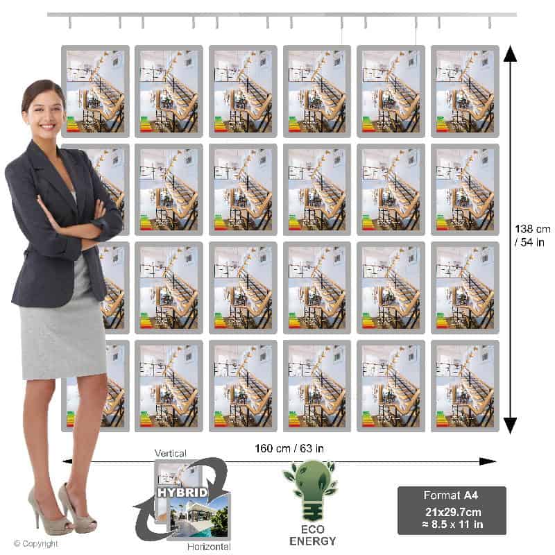 Buy Estate Agent Window Display - NegoLuz Australia Ecran Vitrine Agence Immobiliere A4v 4r6c