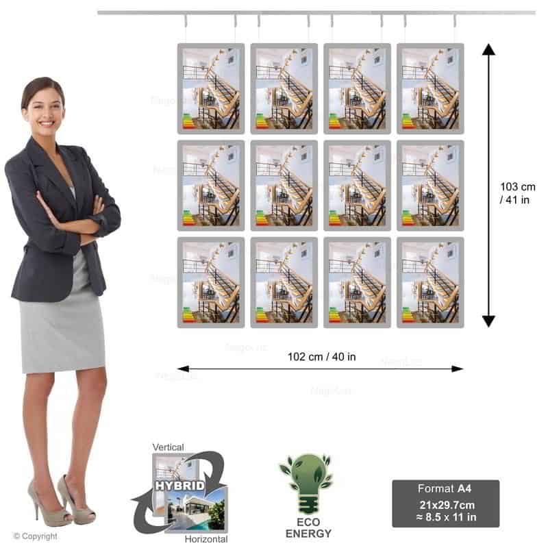 Buy Illuminated Window Displays Estate Agents 2 - NegoLuz Australia Ecran Vitrine Agence Immobiliere A4v 3r4c