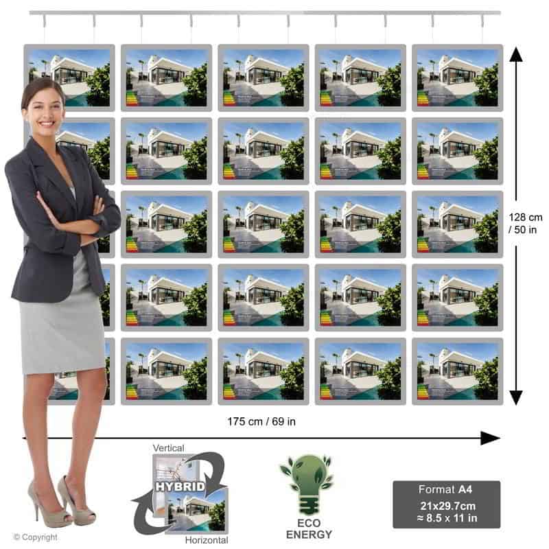 Porte Affiche Agence Immobiliere A4h 5r5c