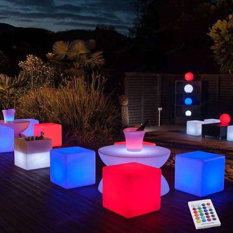 Cube Cordless Light - NegoLuz Australia Cube Tabouret Lumineux Sans Fil