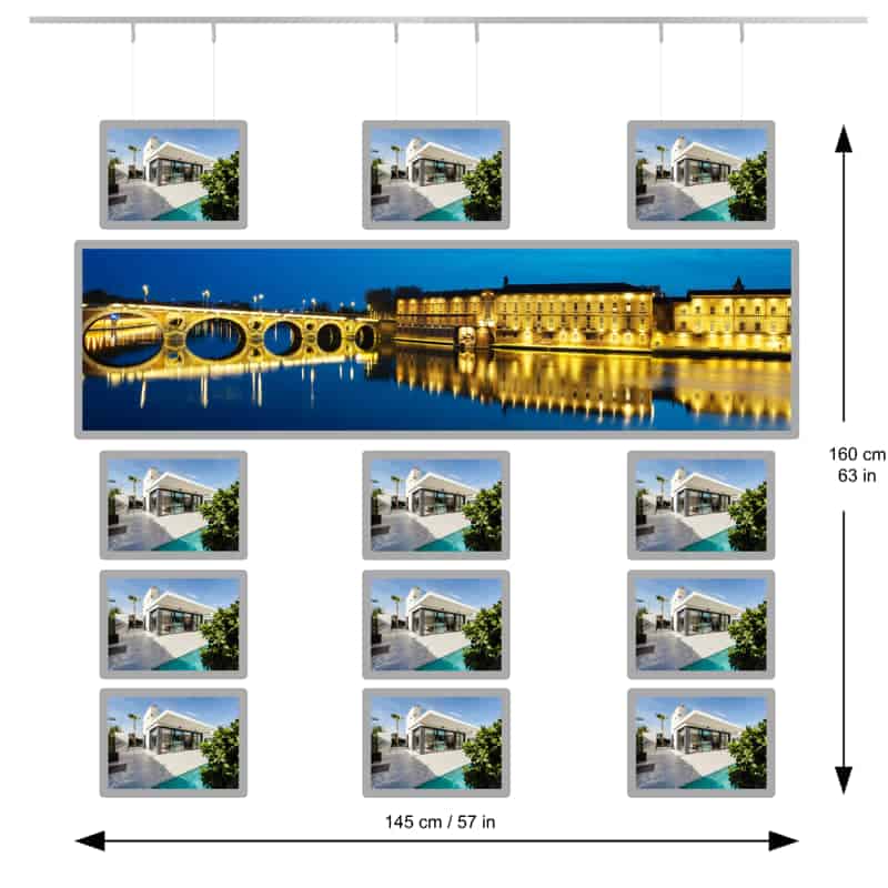 Diy Real Estate Illuminated Banner - NegoLuz Australia Porte Affiche Panoramique 1xlh12a4b