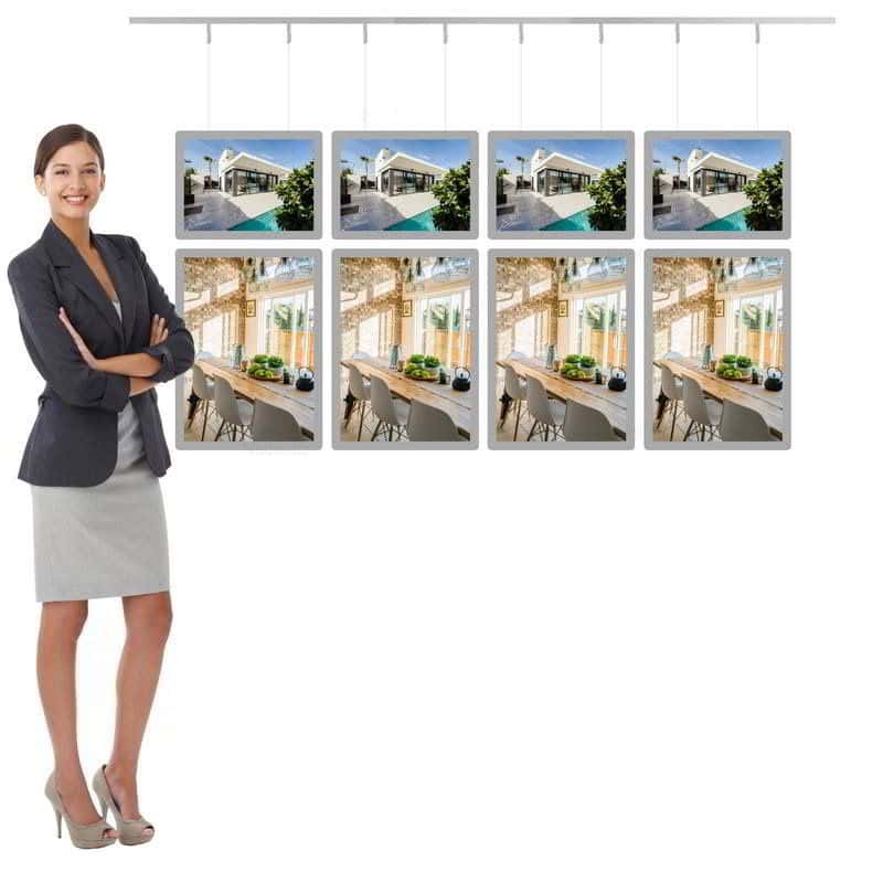 Estate Agent Illuminated Window Display 2 - NegoLuz Australia Estate Agent Illuminated Window Display 2