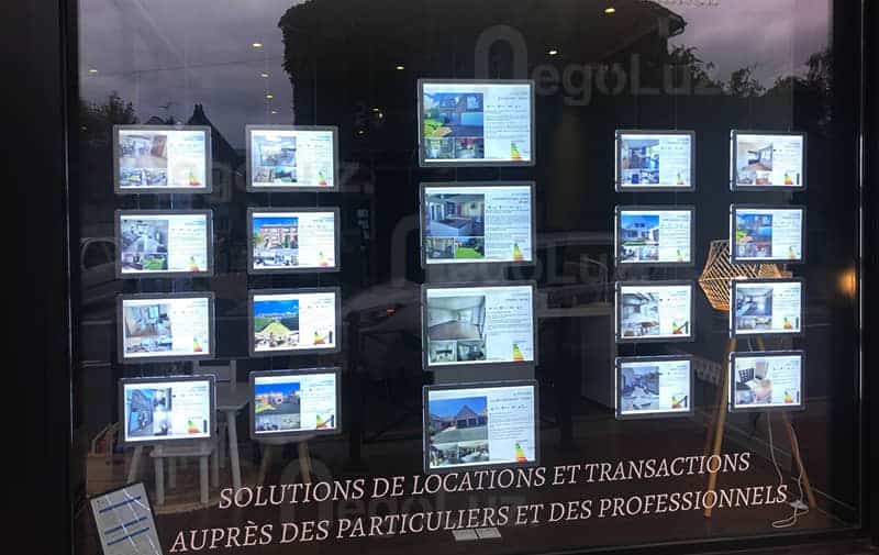 For Sale Displays Estate Office - NegoLuz Australia Prix Porte Affiche Vitrine