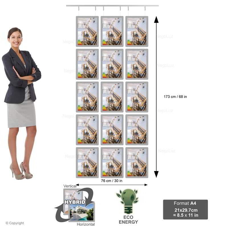 Hanging Line For Shop - NegoLuz Australia Ecran Vitrine Agence Immobiliere A4v 5r3c