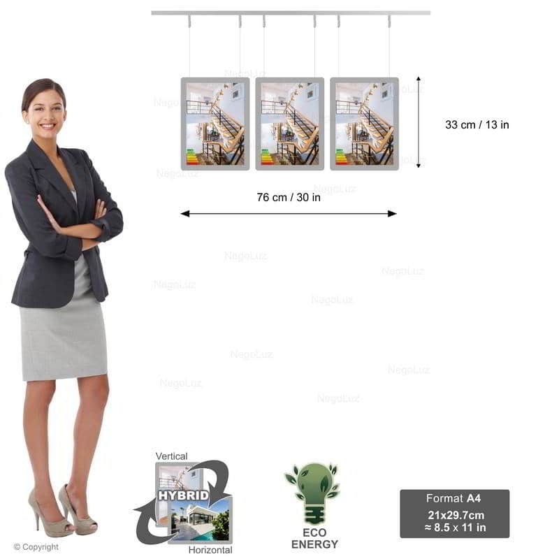 Led Real Estate Signs 2 - NegoLuz Australia Ecran Vitrine Agence Immobiliere A4v 1r3c