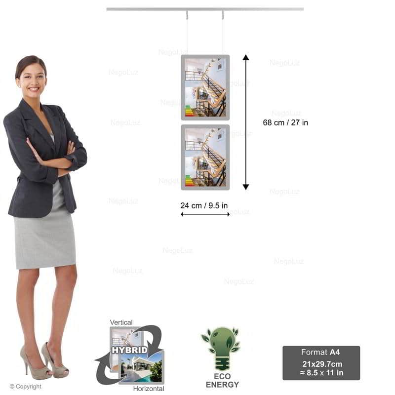 Led Real Estate Window Displays 2 - NegoLuz Australia Ecran Vitrine Agence Immobiliere A4v 2r1c