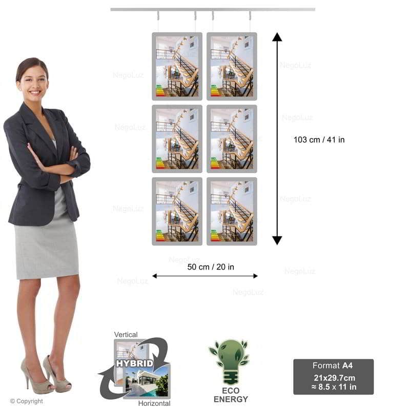 Led Window Displays For Estate Agents 2 - NegoLuz Australia Ecran Vitrine Agence Immobiliere A4v 3r2c