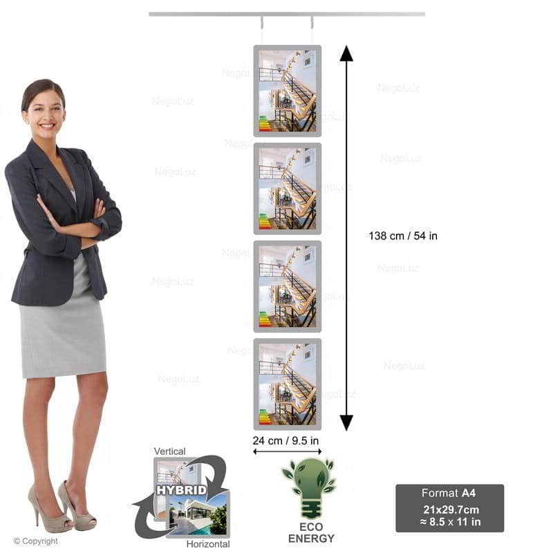 Lit Box Estate Agent 2 - NegoLuz Australia Ecran Vitrine Agence Immobiliere A4v 4r1c