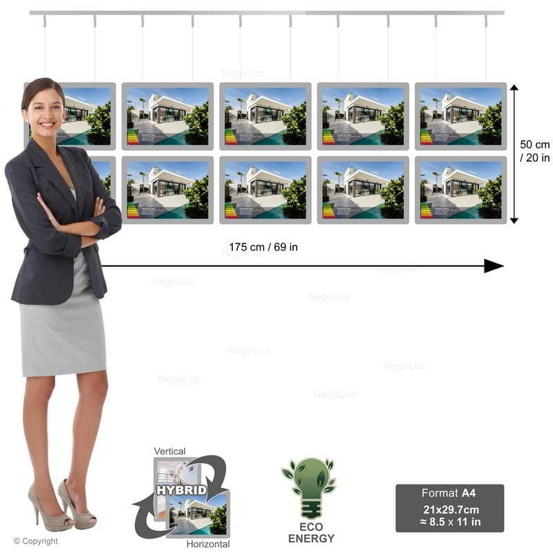 Lit Box Estate Agent - NegoLuz Australia Porte Affiche Agence Immobiliere A4h 2r5c