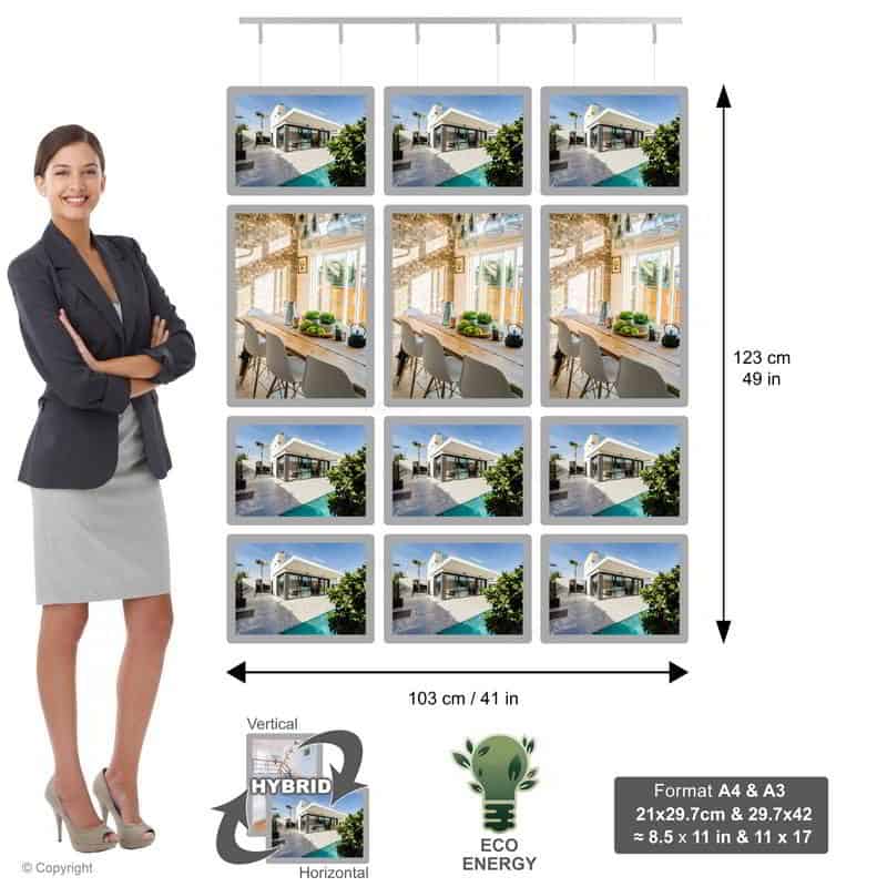 Purchase Led Window Display - NegoLuz Australia Panneau Led Vitrine 3c 3a4 1a3