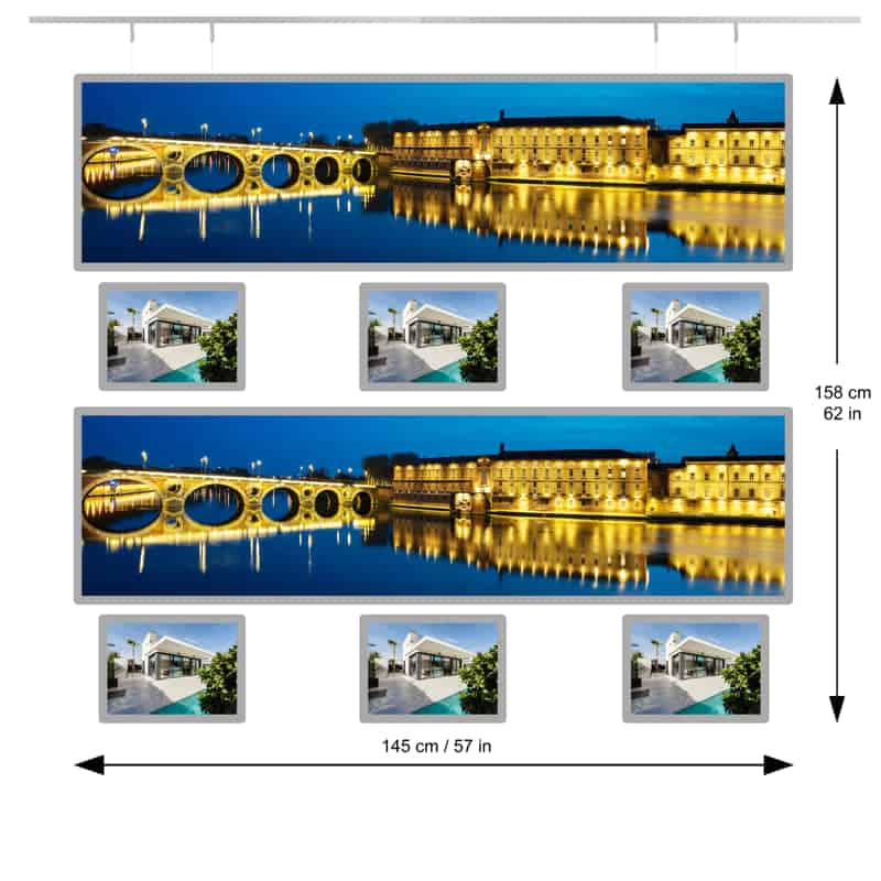 Real Estate Illuminated Banner - NegoLuz Australia Porte Affiche Panoramique 2xlh6a4