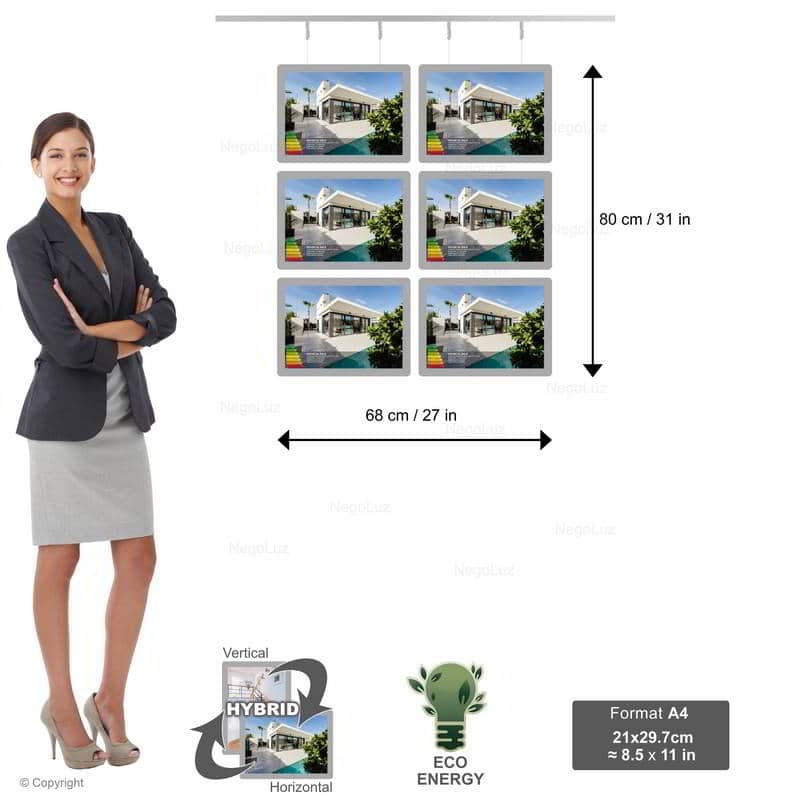 Sign Board Store Front - NegoLuz Australia Porte Affiche Agence Immobiliere A4h 3r2c