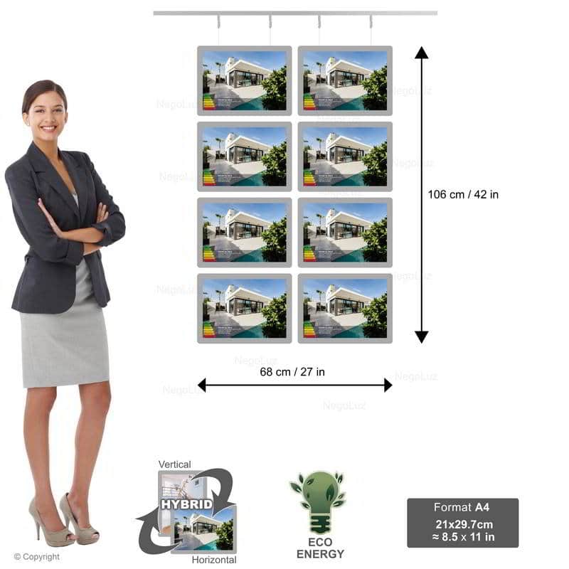 State Agent Displays - NegoLuz Australia Porte Affiche Agence Immobiliere A4h 4r2c