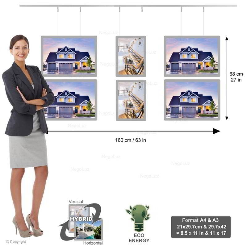 Supplier Backlit Window Display - NegoLuz Australia Panneau Led Vitrine 3c 2a4 4a3