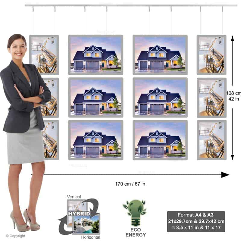 Supplier Led Window Display - NegoLuz Australia Panneau Led Vitrine 5c 3a4 3a3