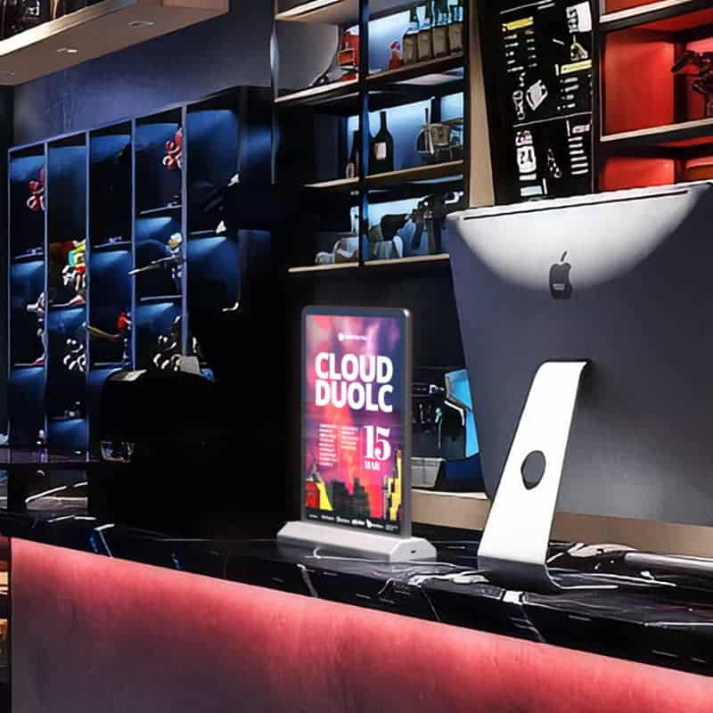 Table Stands Illuminated - NegoLuz Australia Cafe Chevalet Table