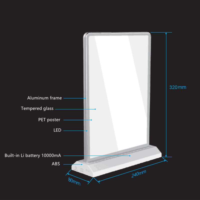 Cordless Led Lights Supplier - NegoLuz Australia Porte Visuel Table