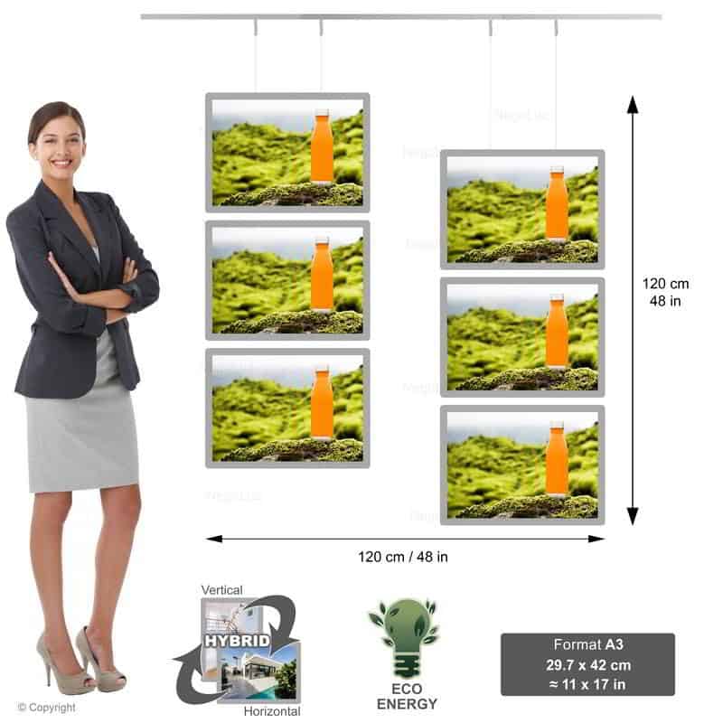 Window Illuminated Poster - NegoLuz Australia Panneau Led Vitrine 6a3