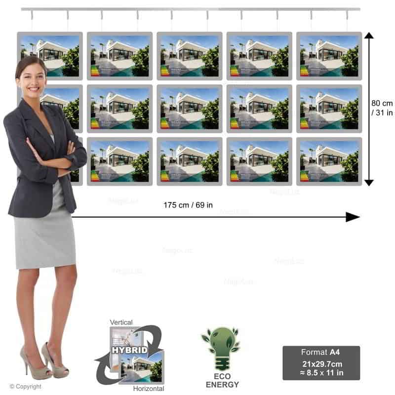 Window Light Box - NegoLuz Australia Porte Affiche Agence Immobiliere A4h 3r5c