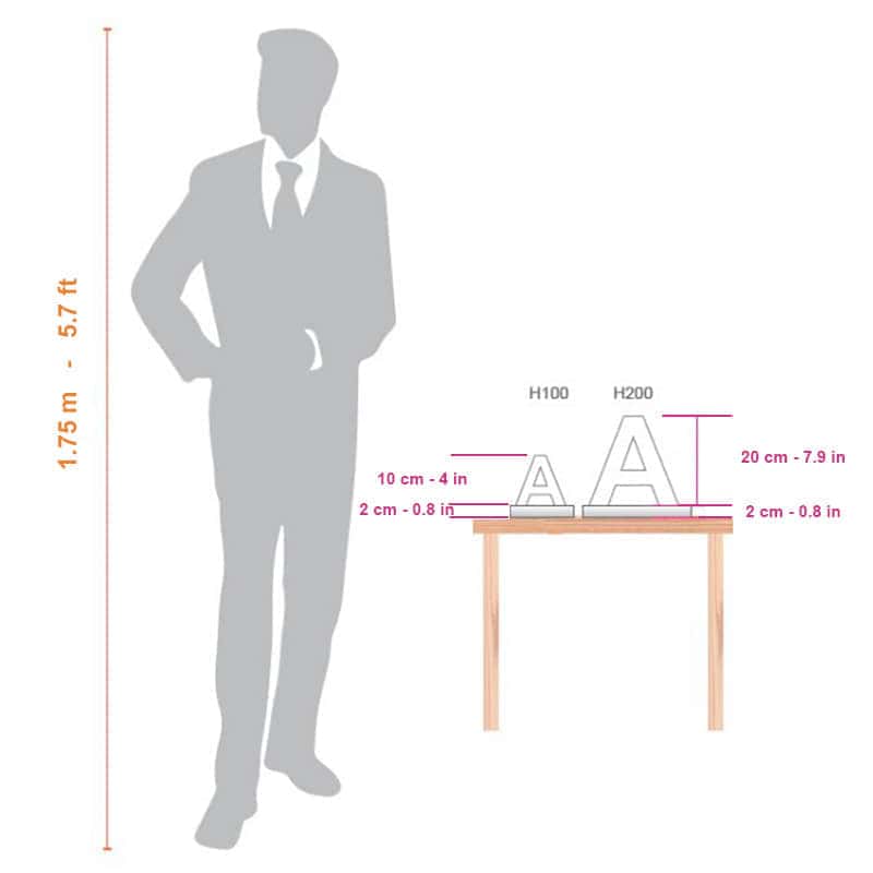 Buy In Store Lighted Letters - NegoLuz Australia Taille Lettre Lumineuse