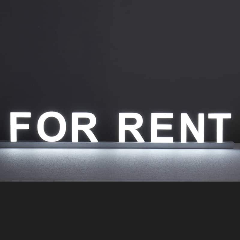 Illuminated Letter For Rent - NegoLuz Australia Illuminated Letter For Rent