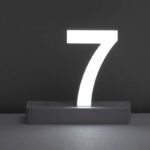 Illuminated Number 7