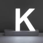 Led Letter K
