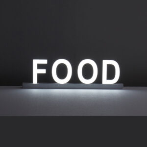 Led Letters Food