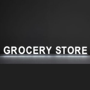 Led Letters Grocery Store