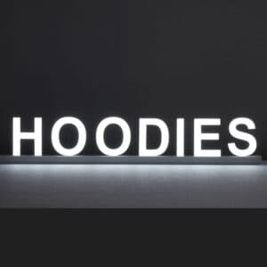 Led Letters Hoodies
