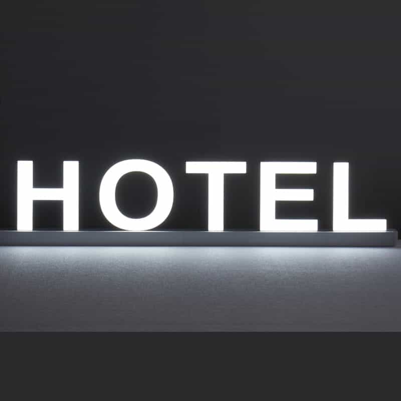 Led Letters Hotel - NegoLuz Australia Led Letters Hotel