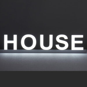 Led Letters House