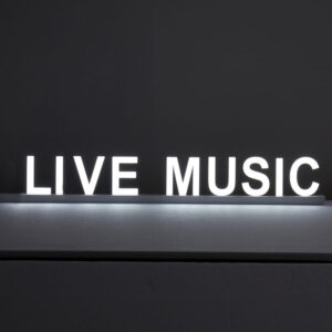 Letter Light Box Live Music