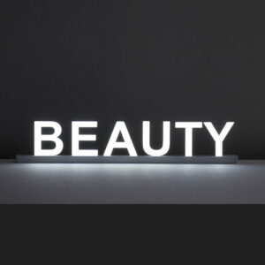 Lighted Building Letters Beauty