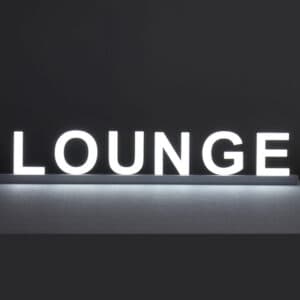 Lighted Letters Lounge
