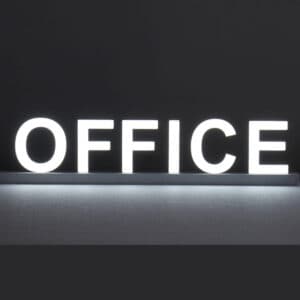 Lighted Letters Office