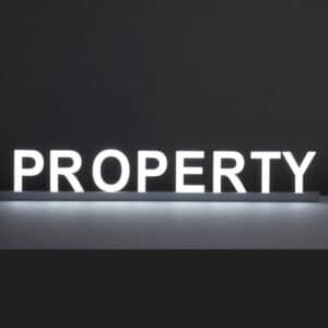 Lighted Letters Property