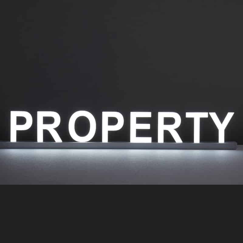 Lighted Letters Property - NegoLuz Australia Lighted Letters Property