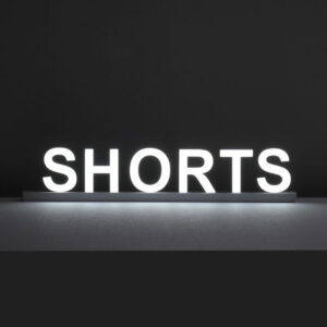 Lighted Letters Shorts