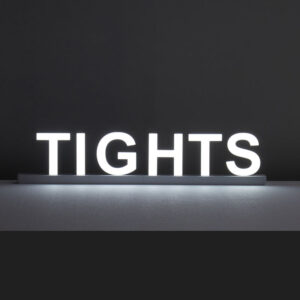 Lighted Letters Tights