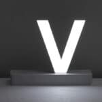 Lighted Letters V