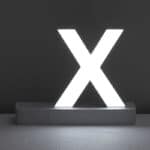 Lighted Letters X