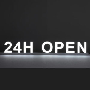 Lit Letter 24h Open