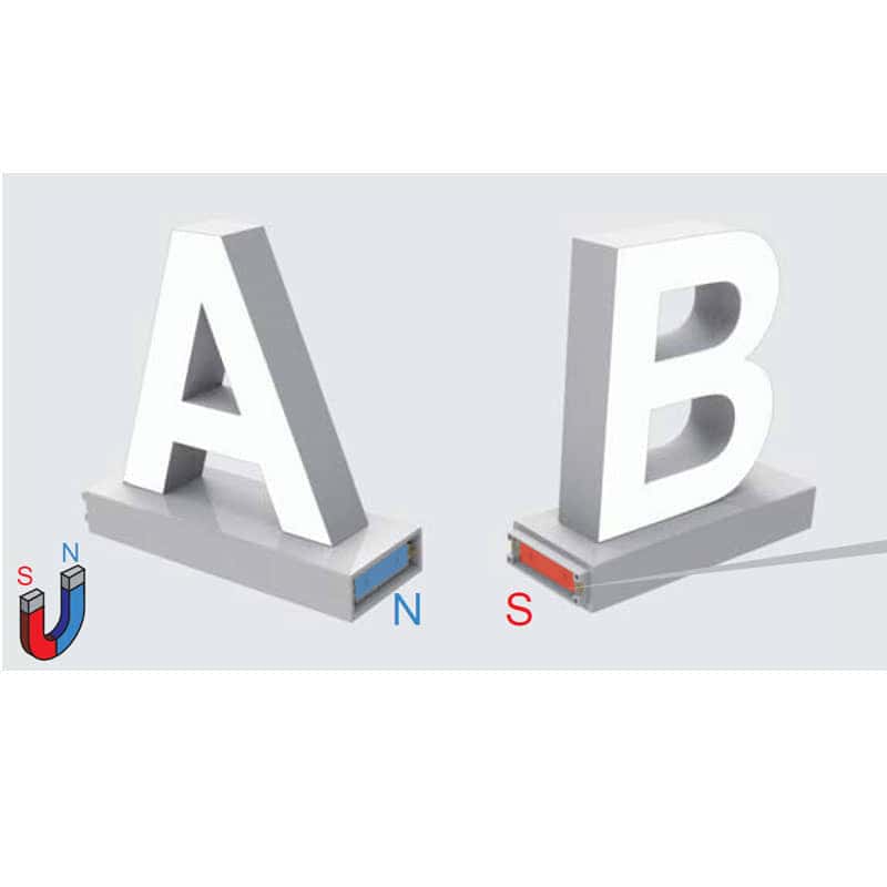 Magnetic Light Up Letter - NegoLuz Australia Lettre Led Magnetique