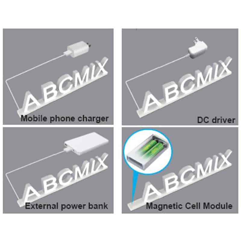 Marquee Letter Lights Magnetic - NegoLuz Australia Lettres Lumineuses Aimant