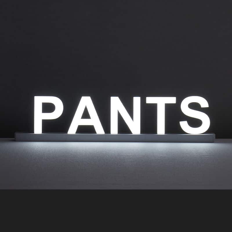 Marquee Letter Lights Pants - NegoLuz Australia Marquee Letter Lights Pants